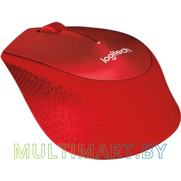 Мышь Logitech M330 Silent Plus (красный) картинка 3